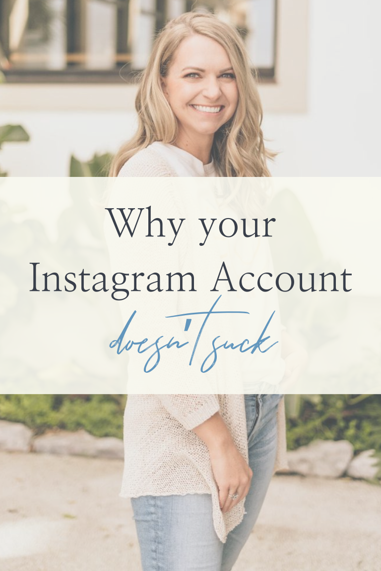 Why Your Instagram Doesn’t Suck