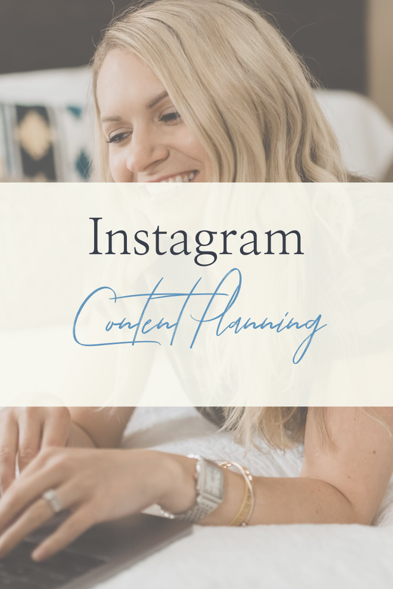 Swipe my Instagram Content Planning Process for Batching Your Instagram Posts!